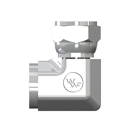 World Wide Fittings Female Pipe to Female JIC Swivel 90 Deg. Elbow 6503X04X04